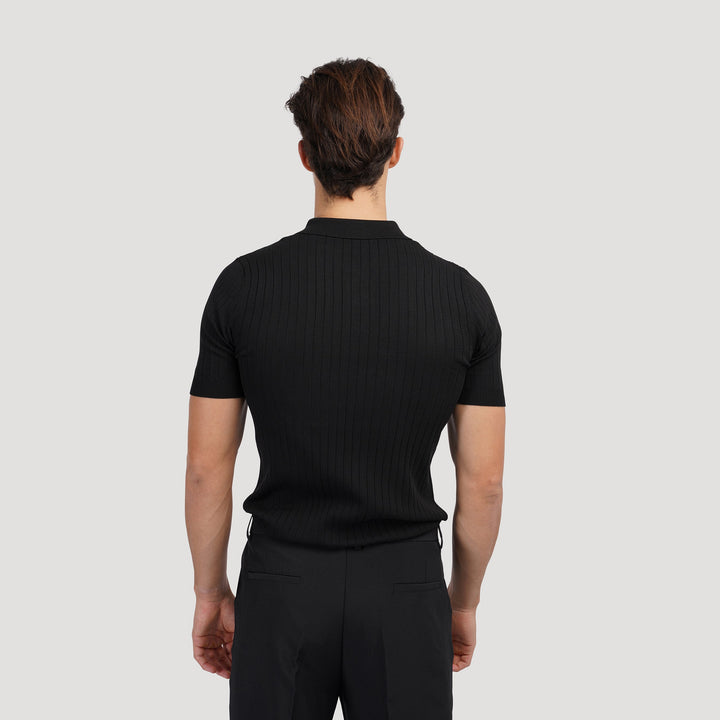 Arezzo Polo Shirt van geribd katoen