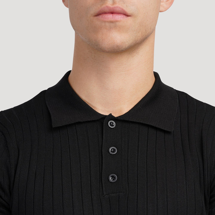 Arezzo Polo Shirt van geribd katoen