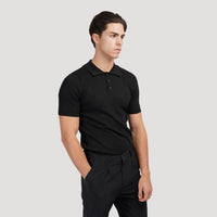 Arezzo Polo Shirt van geribd katoen