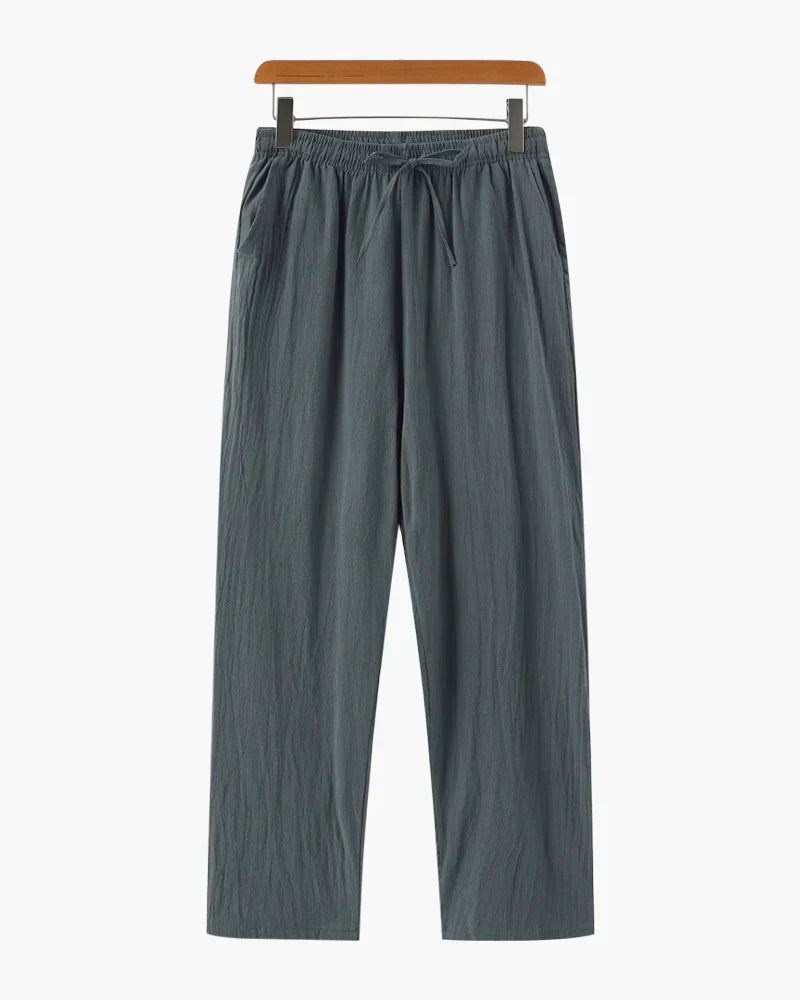 Cannes Linnen Broek Met Trekkoord
