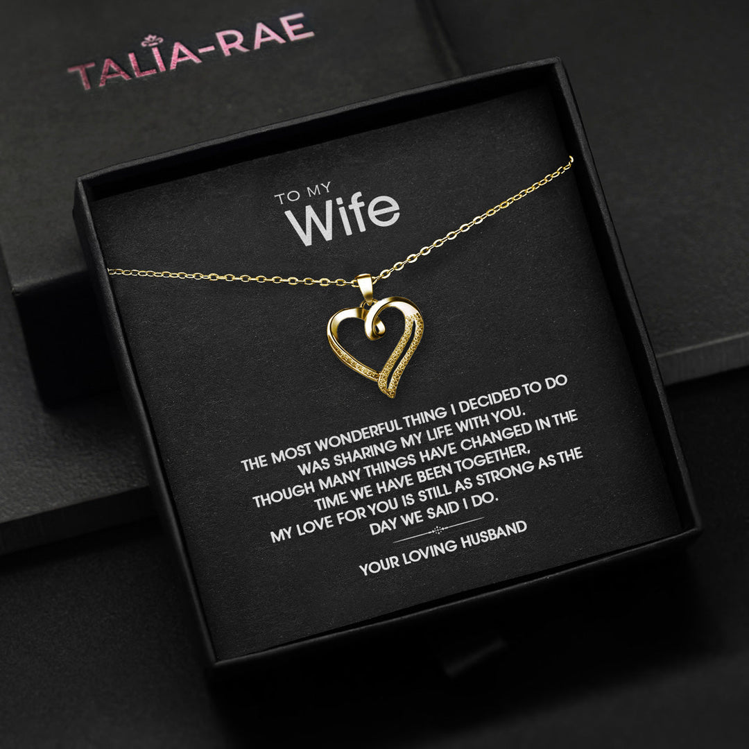 Aan mijn vrouw - Liefdeshartketting