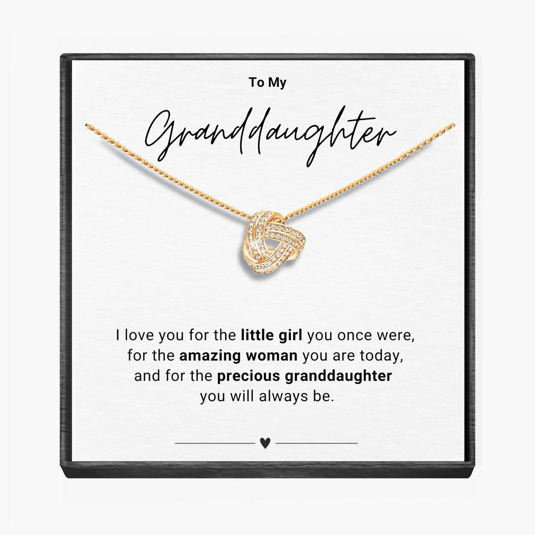 "Aan mijn kleindochter" - Infinity Knoop Ketting
