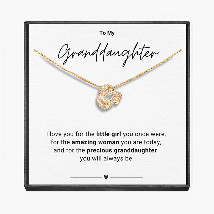 "Aan mijn kleindochter" - Infinity Knoop Ketting