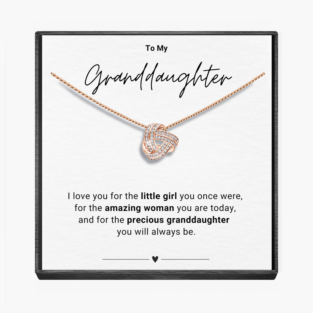 "Aan mijn kleindochter" - Infinity Knoop Ketting
