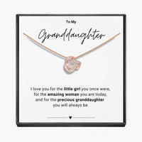 "Aan mijn kleindochter" - Infinity Knoop Ketting