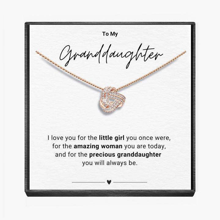 "Aan mijn kleindochter" - Infinity Knoop Ketting