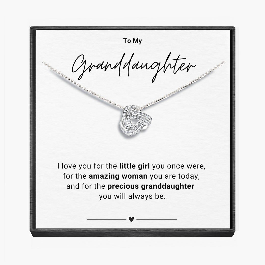 "Aan mijn kleindochter" - Infinity Knoop Ketting