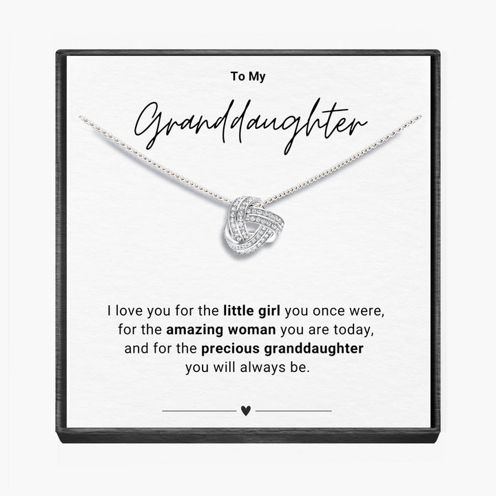 "Aan mijn kleindochter" - Infinity Knoop Ketting