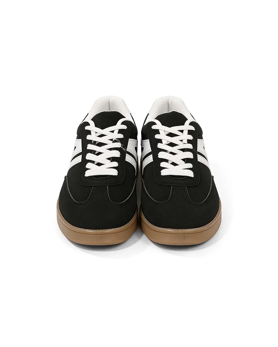 Harbor Court Black Gum Sole Sneakers