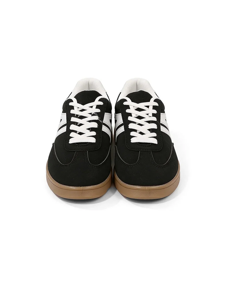 Harbor Court Black Gum Sole Sneakers