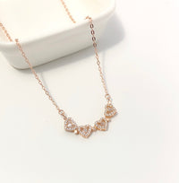 Sterling Zilver Magnetische Opvouwbare Klavertje Vier Ketting