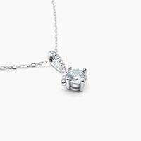 "AAN MIJN NICHTJE" WITGOUDEN KETTING
