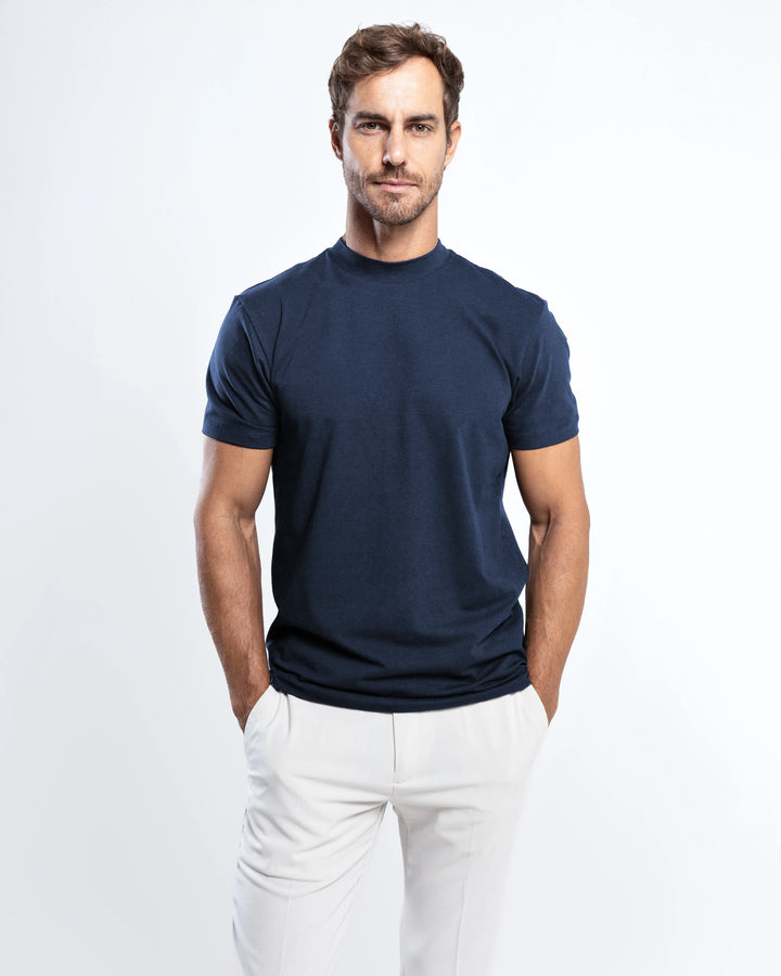 T-shirt met hoge hals – Grant