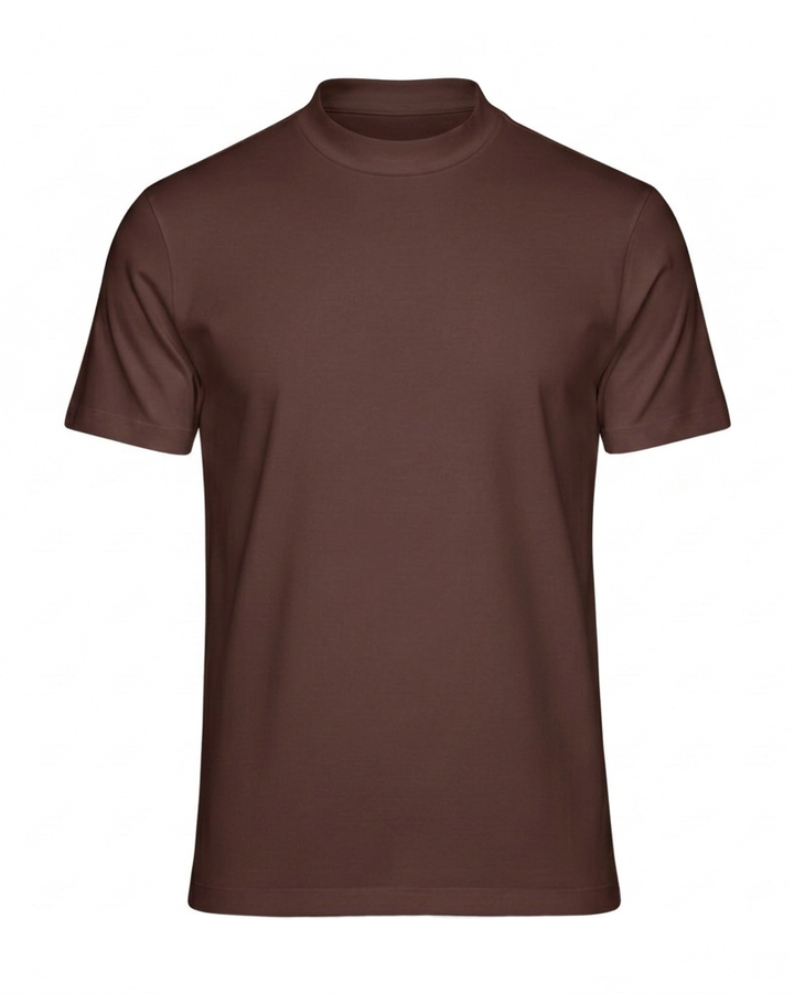 T-shirt met hoge hals – Grant