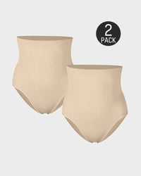 Corrigerend slipje met hoge taille (2 stuks)