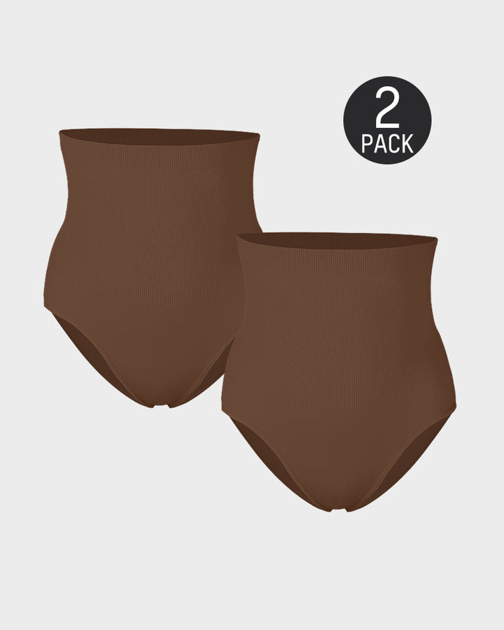Corrigerend slipje met hoge taille (2 stuks)