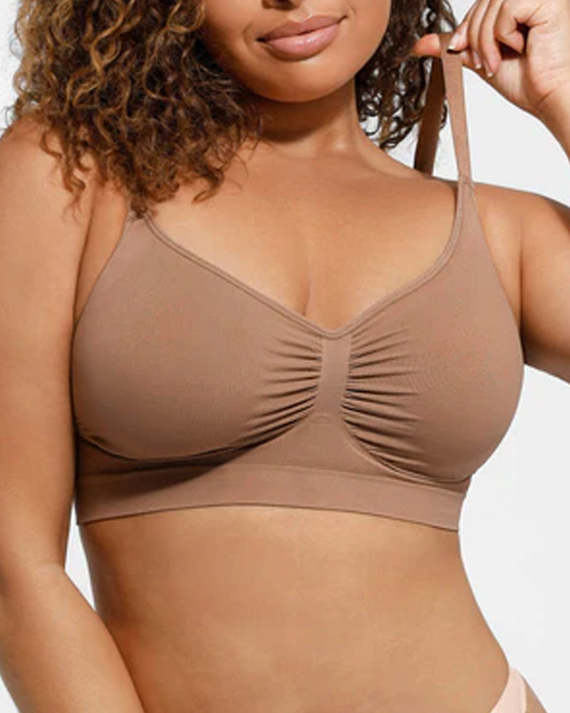 Draadloze Sculpt BH met volledige dekking en zonder vulling voor dames