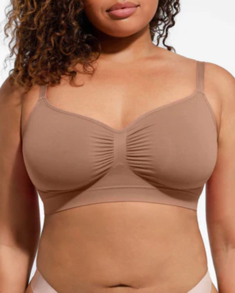 Draadloze Sculpt BH met volledige dekking en zonder vulling voor dames