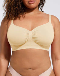 Draadloze Sculpt BH met volledige dekking en zonder vulling voor dames