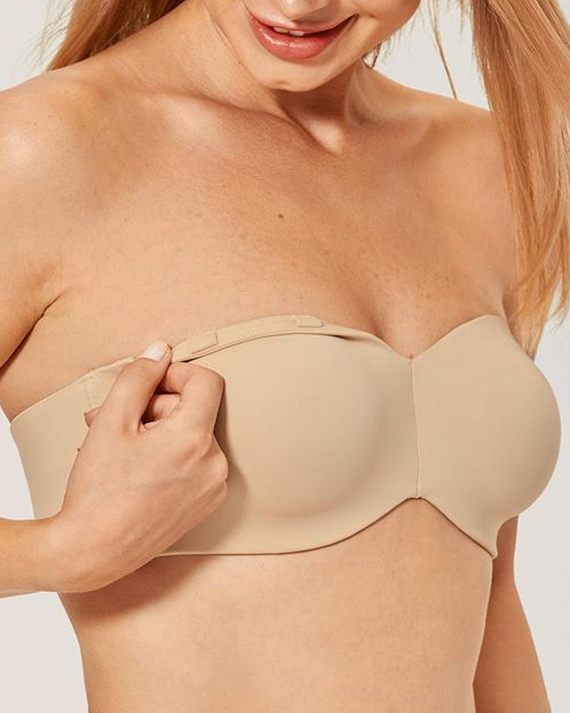 Dames Strapless BH Ongevoerd Met Beugel