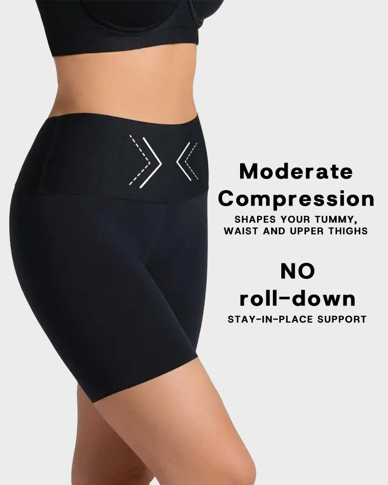 Lichtgewicht Afslankende Hoge Taille Yoga Shorts