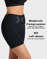 Lichtgewicht Afslankende Hoge Taille Yoga Shorts