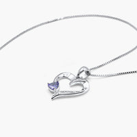Zielsverwant In Mijn Hart - Sterling Zilveren Heilig Hart Ketting - 5 Kleuren