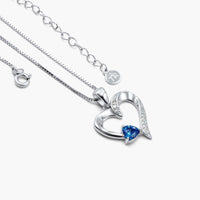 Eén uit een miljoen mama - Sterling zilveren heilig hart ketting - 5 kleuren