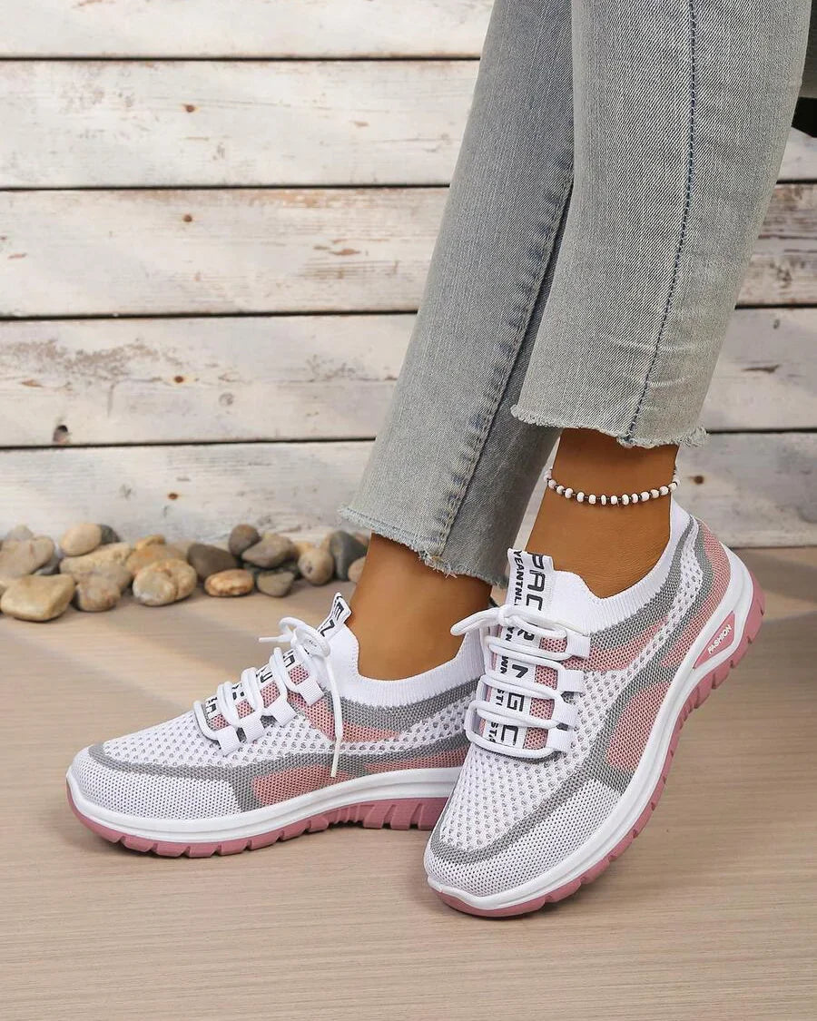 Lyra Motion – Ademende gebreide comfortabele sneakers