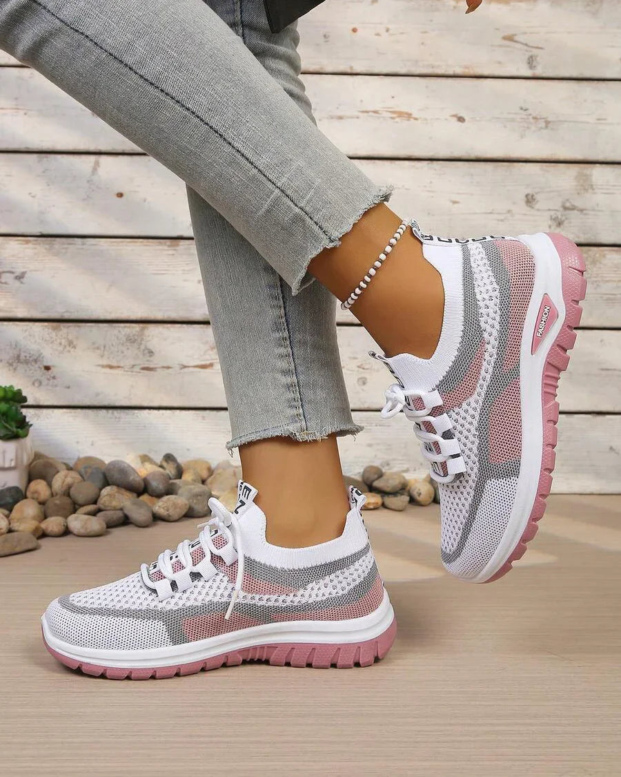 Lyra Motion – Ademende gebreide comfortabele sneakers
