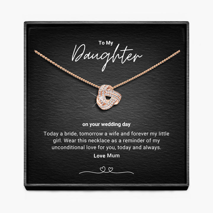Onze Dochter, Aanstaande Bruid - Infinity Knoop Ketting