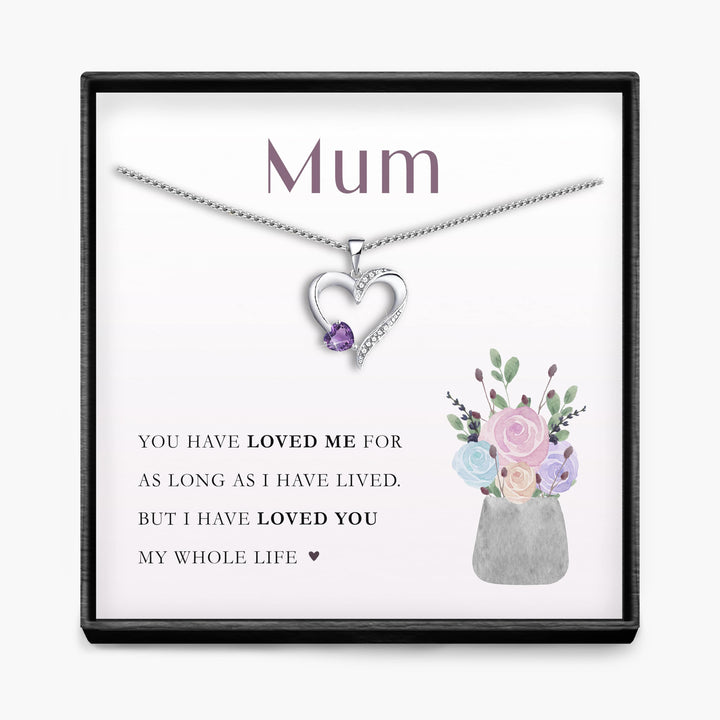 My Whole Life - Sterling Zilveren Heilig Hart Ketting - 5 Kleuren