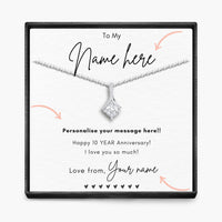 Ketting met persoonlijke boodschap
