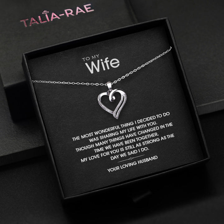 Aan mijn vrouw - Liefdeshartketting