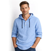 NobleLinen shirt met capuchon Dante