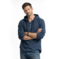 NobleLinen shirt met capuchon Dante