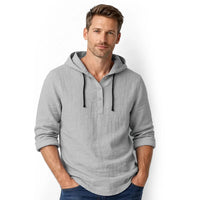 NobleLinen shirt met capuchon Dante