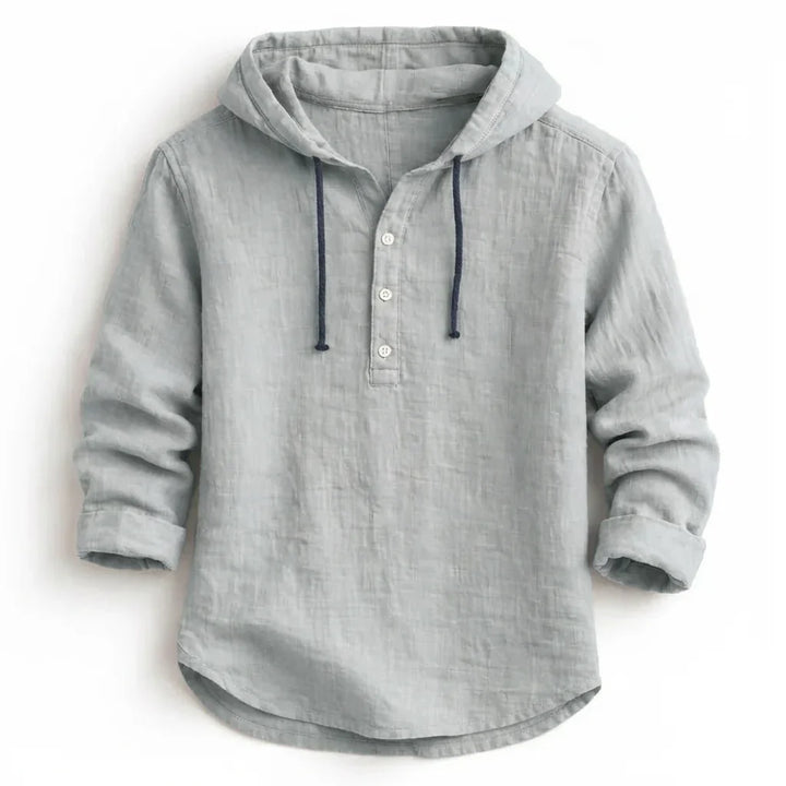 NobleLinen shirt met capuchon Dante