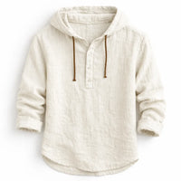 NobleLinen shirt met capuchon Dante