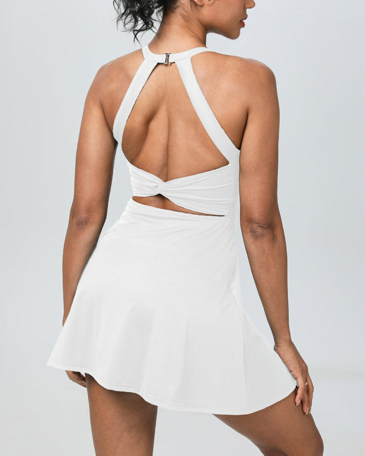 Mouwloze Rugloze Criss Cross Sportjurk - Easy Peasy