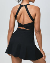 Mouwloze Rugloze Criss Cross Sportjurk - Easy Peasy
