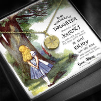 Mijn dochter van papa - Alice Kompas Ketting