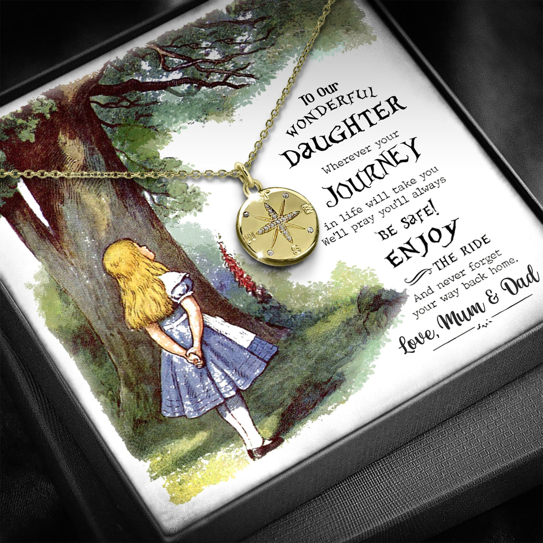 Mijn dochter van papa - Alice Kompas Ketting