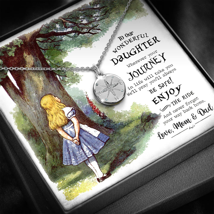 Mijn dochter van papa - Alice Kompas Ketting