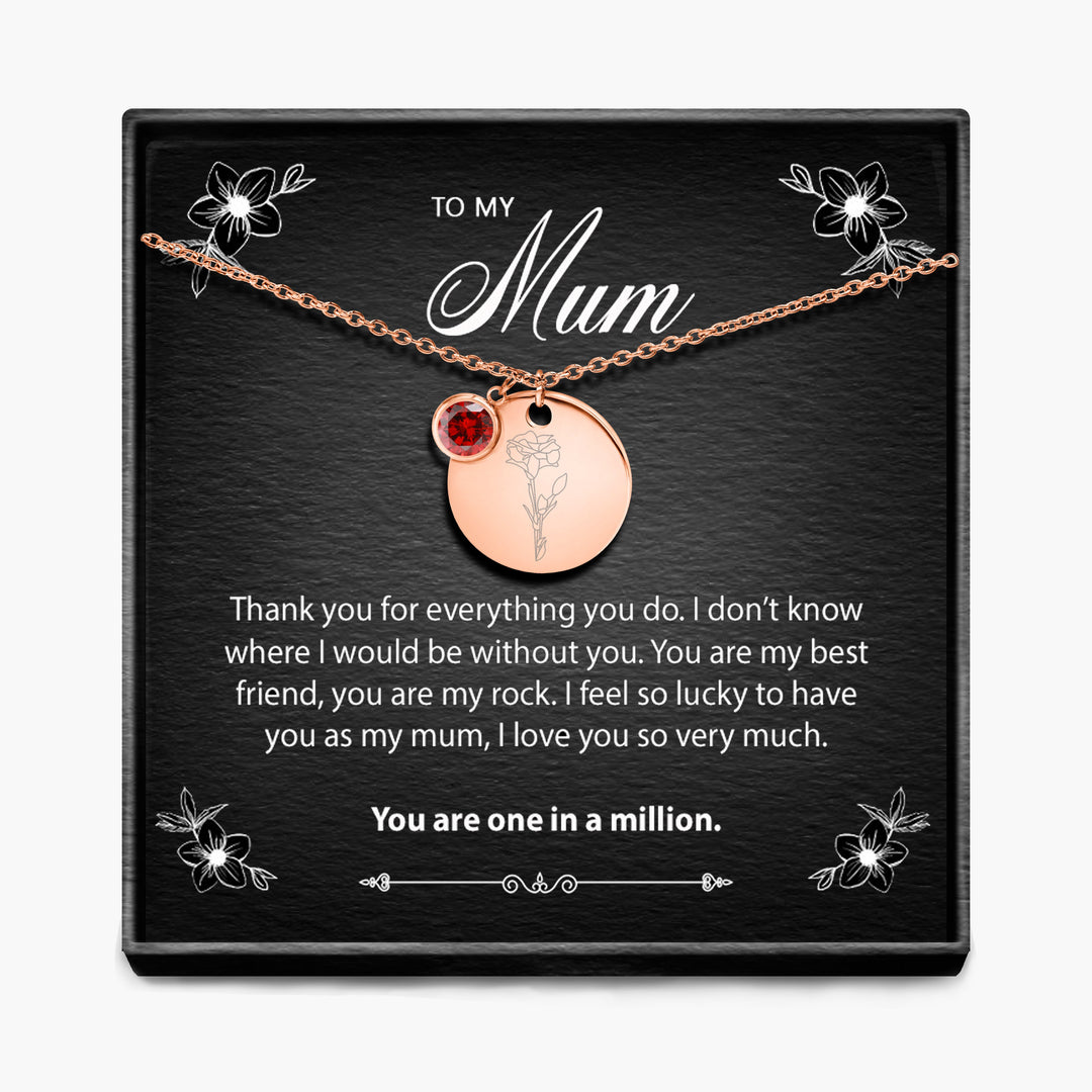 One In A Million - Geboortemaand Hanger Ketting