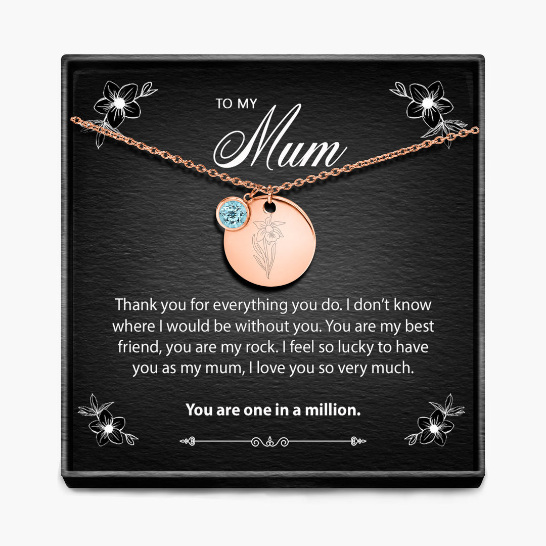 One In A Million - Geboortemaand Hanger Ketting