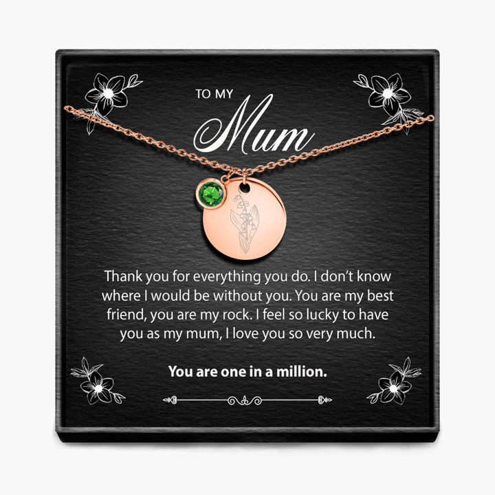 One In A Million - Geboortemaand Hanger Ketting