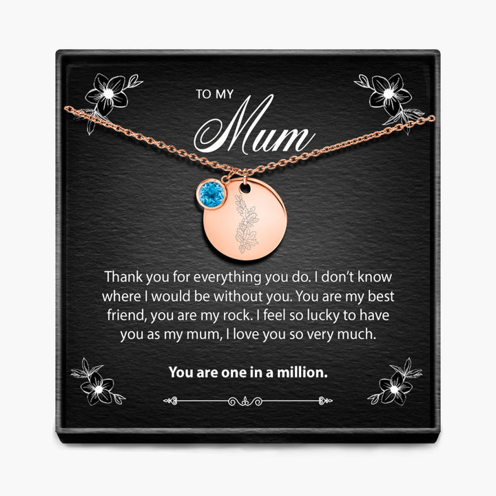 One In A Million - Geboortemaand Hanger Ketting