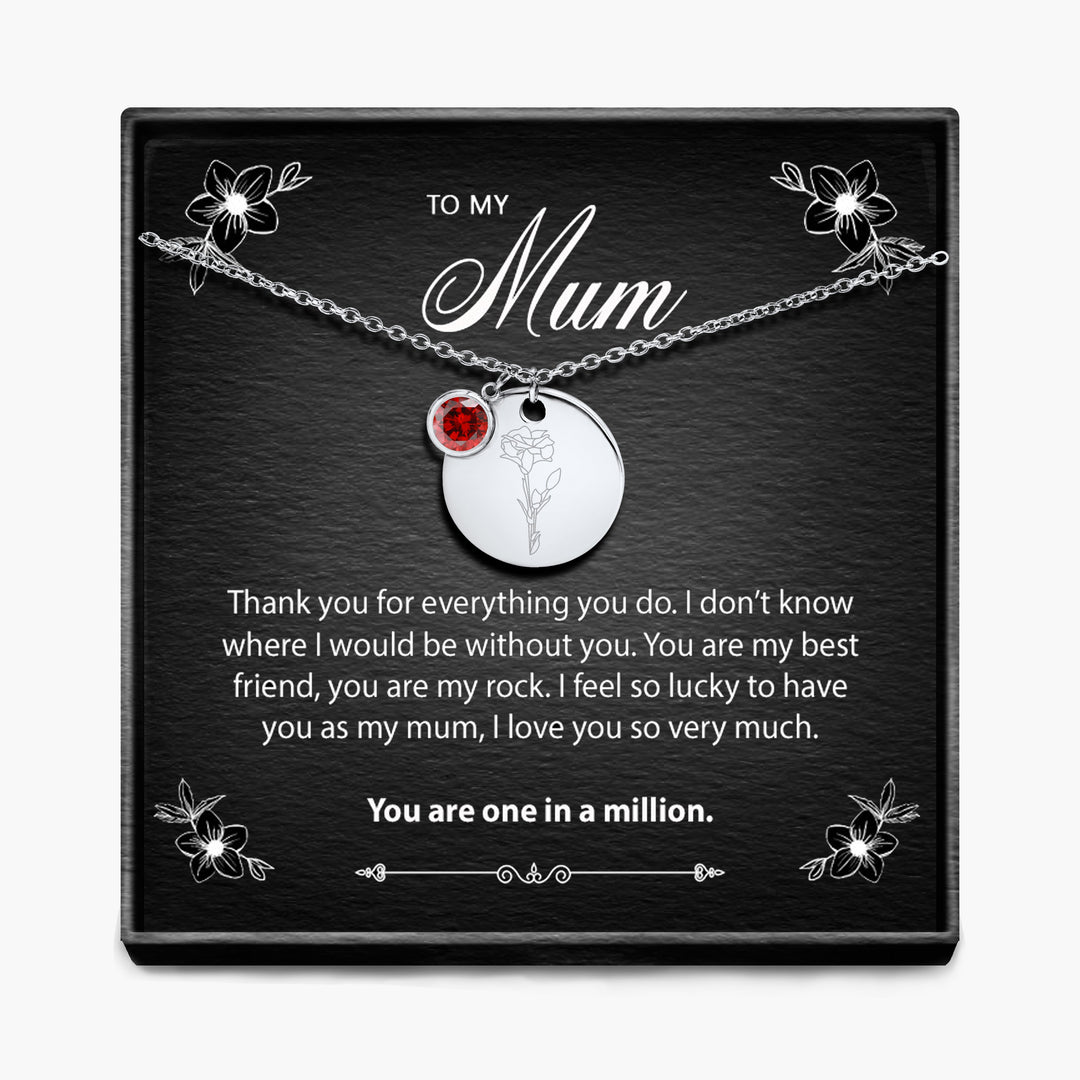 One In A Million - Geboortemaand Hanger Ketting