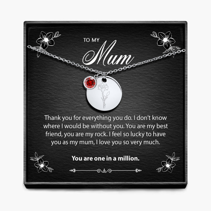 One In A Million - Geboortemaand Hanger Ketting